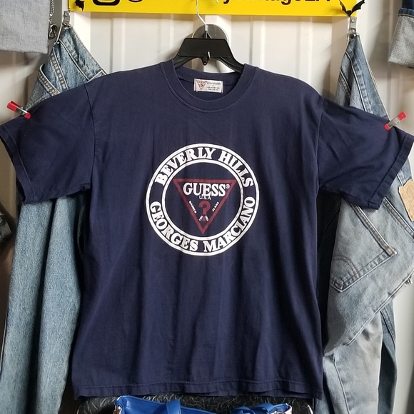 1980s Guess Georges Marciano T shirt Medium AUTHENTIC